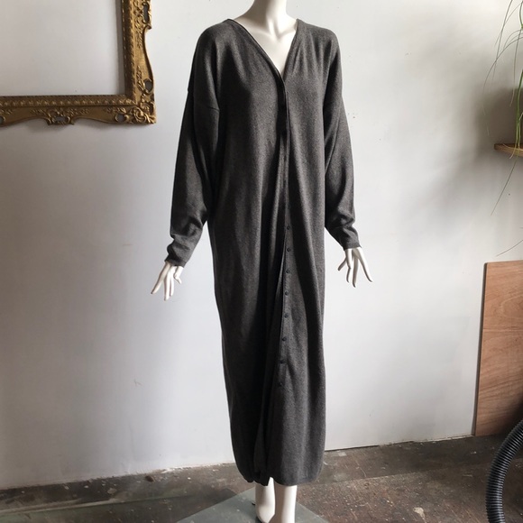 Knit body length cardigan, autumnal layer - Picture 3 of 8